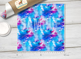 Abstract watercolor     Patterned HTV  598